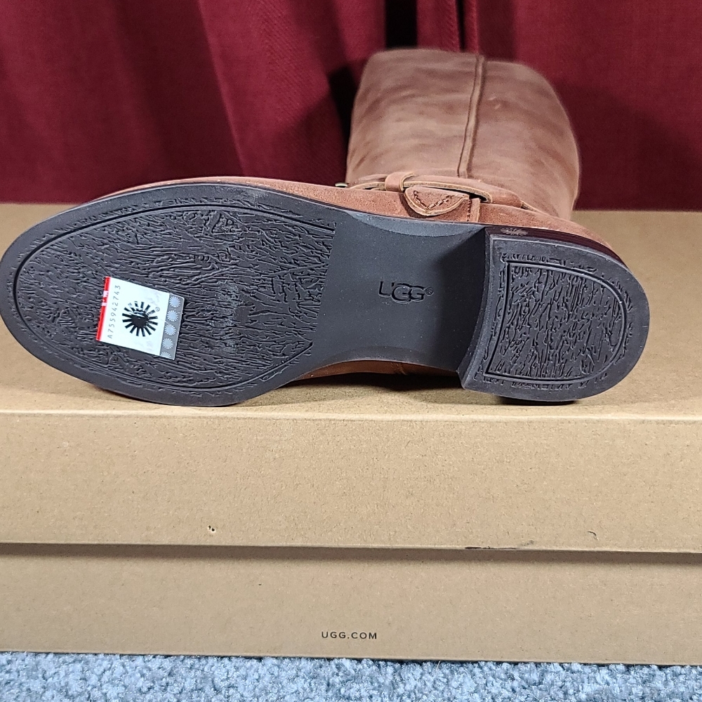 UGG Katelyn Leather Riding Boots – Brown, NWT (MSRP: $200) - Picture 5 of 5